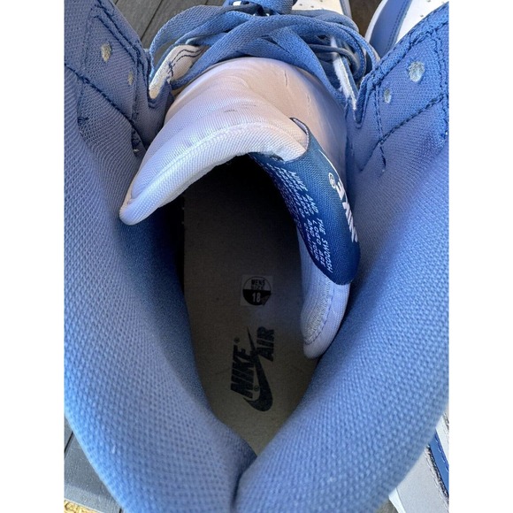 BRAND NEW 2023 NIKE AIR JORDAN 1 HIGH OG TRUE BLUE SZ 18‎ DZ5485 410 SNEAKERS - Picture 4 of 9